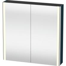 Duravit XS711209898 - Duravit XSquare Mirror Cabinet with Lighting Midnight Blue