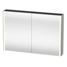 Duravit XS711400707 - Duravit XSquare Mirror Cabinet with Lighting Concrete Gray