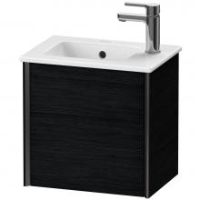 Duravit XV4024LB216 - XViu One Door Wall-Mount Vanity Unit Oak Black