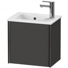 Duravit XV4024LB280 - XViu One Door Wall-Mount Vanity Unit Graphite