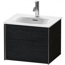 Duravit XV40310B216 - XViu One Drawer Wall-Mount Vanity Unit Oak Black