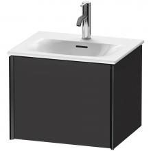 Duravit XV40310B280 - XViu One Drawer Wall-Mount Vanity Unit Graphite