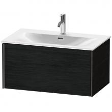 Duravit XV40340B216 - XViu One Drawer Wall-Mount Vanity Unit Oak Black