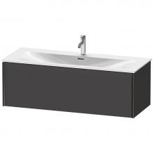 Duravit XV40360B280 - XViu One Drawer Wall-Mount Vanity Unit Graphite