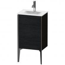 Duravit XV4068RB216 - XViu One Door Floorstanding Vanity Unit Oak Black