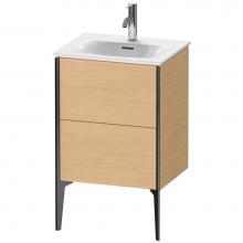 Duravit XV40690B230 - XViu Two Drawer Floorstanding Vanity Unit Natural Oak