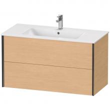 Duravit XV41270B230 - XViu Two Drawer Wall-Mount Vanity Unit Natural Oak