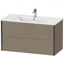 Duravit XV41270B235 - XViu Two Drawer Wall-Mount Vanity Unit Oak Terra