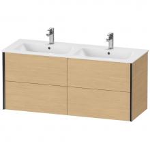 Duravit XV41290B230 - XViu Four Drawer Wall-Mount Vanity Unit Natural Oak