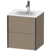 Duravit XV41310B235 - XViu Two Drawer Wall-Mount Vanity Unit Oak Terra