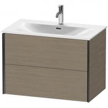 Duravit XV41340B235 - XViu Two Drawer Wall-Mount Vanity Unit Oak Terra