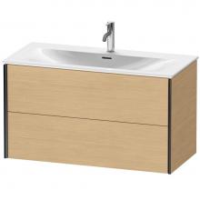 Duravit XV41350B230 - XViu Two Drawer Wall-Mount Vanity Unit Natural Oak