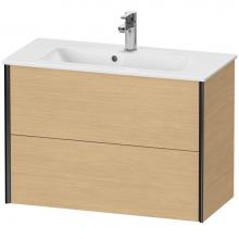 Duravit XV41790B230 - XViu Two Drawer Wall-Mount Vanity Unit Natural Oak