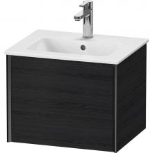 Duravit XV42150B216 - XViu One Drawer Wall-Mount Vanity Unit Oak Black