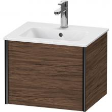 Duravit XV42150B221 - XViu One Drawer Wall-Mount Vanity Unit Walnut Dark