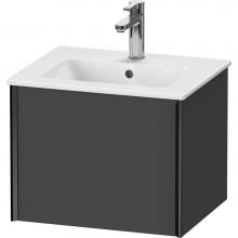 Duravit XV42150B249 - XViu One Drawer Wall-Mount Vanity Unit Graphite