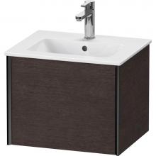 Duravit XV42150B272 - XViu One Drawer Wall-Mount Vanity Unit Dark Brushed Oak