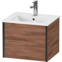 Duravit XV42150B279 - XViu One Drawer Wall-Mount Vanity Unit Walnut