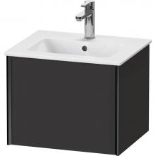 Duravit XV42150B280 - XViu One Drawer Wall-Mount Vanity Unit Graphite