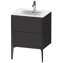 Duravit XV43000B280 - XViu One Drawer Floorstanding Vanity Unit Graphite