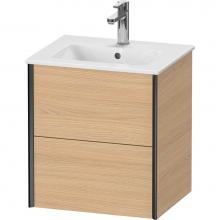 Duravit XV43150B230 - XViu Two Drawer Wall-Mount Vanity Unit Natural Oak