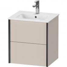 Duravit XV43150B291 - XViu Two Drawer Wall-Mount Vanity Unit Taupe