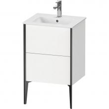 Duravit XV44590B218 - XViu Two Drawer Floorstanding Vanity Unit White