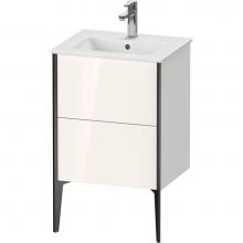 Duravit XV44590B222 - XViu Two Drawer Floorstanding Vanity Unit White