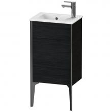 Duravit XV4480LB216 - XViu One Door Floorstanding Vanity Unit Oak Black