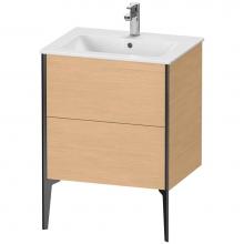 Duravit XV44810B230 - XViu Two Drawer Floorstanding Vanity Unit Natural Oak