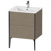 Duravit XV44810B235 - XViu Two Drawer Floorstanding Vanity Unit Oak Terra