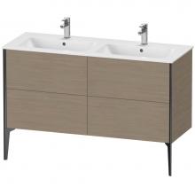 Duravit XV44850B235 - XViu Four Drawer Floorstanding Vanity Unit Oak Terra