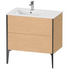 Duravit XV44860B230 - XViu Two Drawer Floorstanding Vanity Unit Natural Oak