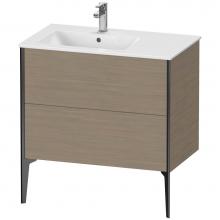 Duravit XV44860B235 - XViu Two Drawer Floorstanding Vanity Unit Oak Terra