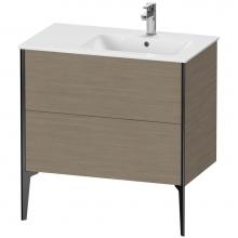 Duravit XV44870B235 - XViu Two Drawer Floorstanding Vanity Unit Oak Terra