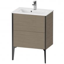 Duravit XV44880B235 - XViu Two Drawer Floorstanding Vanity Unit Oak Terra