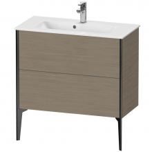 Duravit XV44890B235 - XViu Two Drawer Floorstanding Vanity Unit Oak Terra