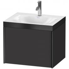 Duravit XV4609OB280P - XViu One Drawer C-Bonded Wall-Mount Vanity Kit Graphite