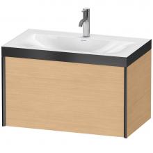 Duravit XV4610OB230P - XViu One Drawer C-Bonded Wall-Mount Vanity Kit Natural Oak