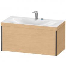 Duravit XV4611EB230C - XViu One Drawer C-Bonded Wall-Mount Vanity Kit Natural Oak