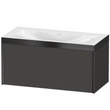 Duravit XV4611NB280P - XViu One Drawer C-Bonded Wall-Mount Vanity Kit Graphite