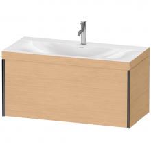 Duravit XV4611OB230C - XViu One Drawer C-Bonded Wall-Mount Vanity Kit Natural Oak