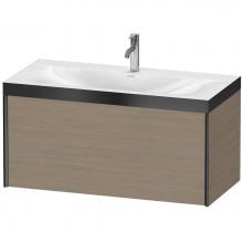 Duravit XV4611OB235P - XViu One Drawer C-Bonded Wall-Mount Vanity Kit Oak Terra