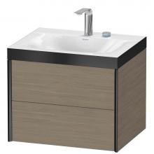 Duravit XV4614EB235P - XViu Two Drawer C-Bonded Wall-Mount Vanity Kit Oak Terra