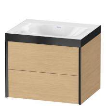 Duravit XV4614NB230P - XViu Two Drawer C-Bonded Wall-Mount Vanity Kit Natural Oak