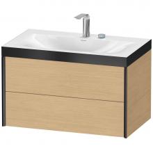 Duravit XV4615EB230P - XViu Two Drawer C-Bonded Wall-Mount Vanity Kit Natural Oak