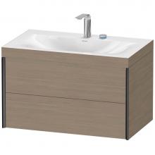 Duravit XV4615EB235C - XViu Two Drawer C-Bonded Wall-Mount Vanity Kit Oak Terra