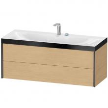 Duravit XV4617EB230P - XViu Two Drawer C-Bonded Wall-Mount Vanity Kit Natural Oak