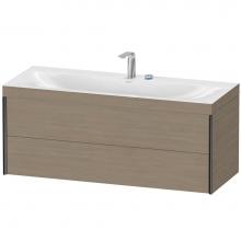 Duravit XV4617EB235C - XViu Two Drawer C-Bonded Wall-Mount Vanity Kit Oak Terra