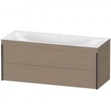 Duravit XV4617NB235C - XViu Two Drawer C-Bonded Wall-Mount Vanity Kit Oak Terra